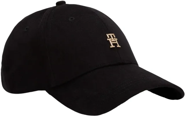 Tommy Hilfiger Elevated Chic cappellino donna cotone nero