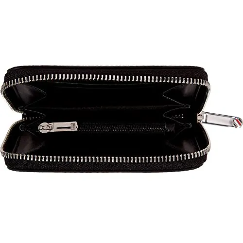 Tommy Hilfiger TH Emblem portafoglio donna nero piccolo