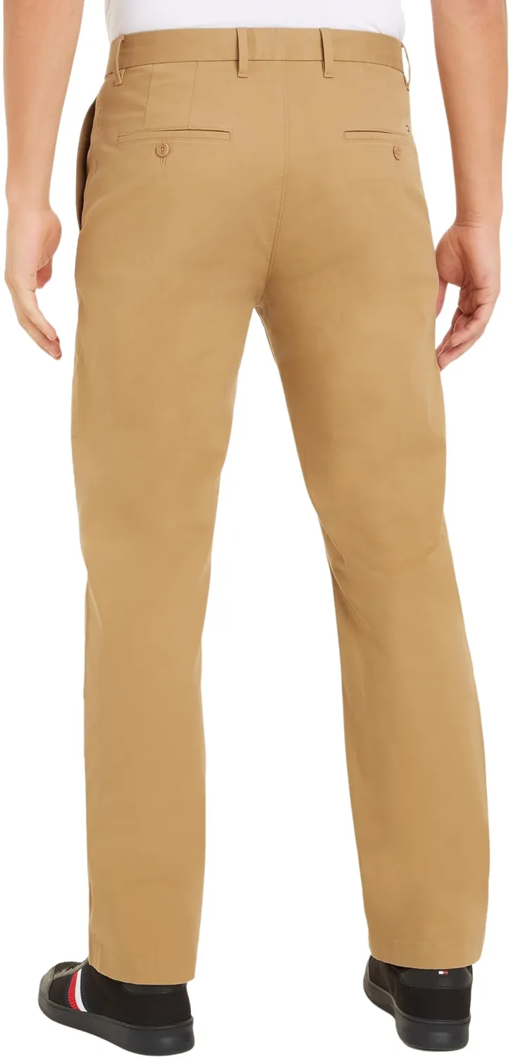 Tommy Hilfiger Custom Fit pantaloni chino uomo blu navy elasticizzato