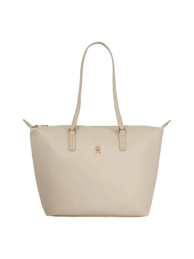 Tommy Hilfiger Poppy AW0AW15856 tote donna beige
