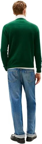 Tommy Hilfiger Essential Cotton Maglione Verde XXL