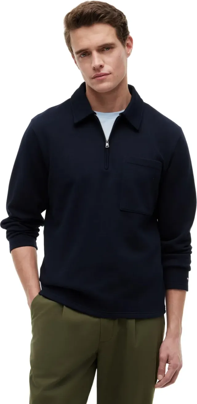 Tommy Hilfiger Essential Terry MW0MW43213 felpa uomo beige