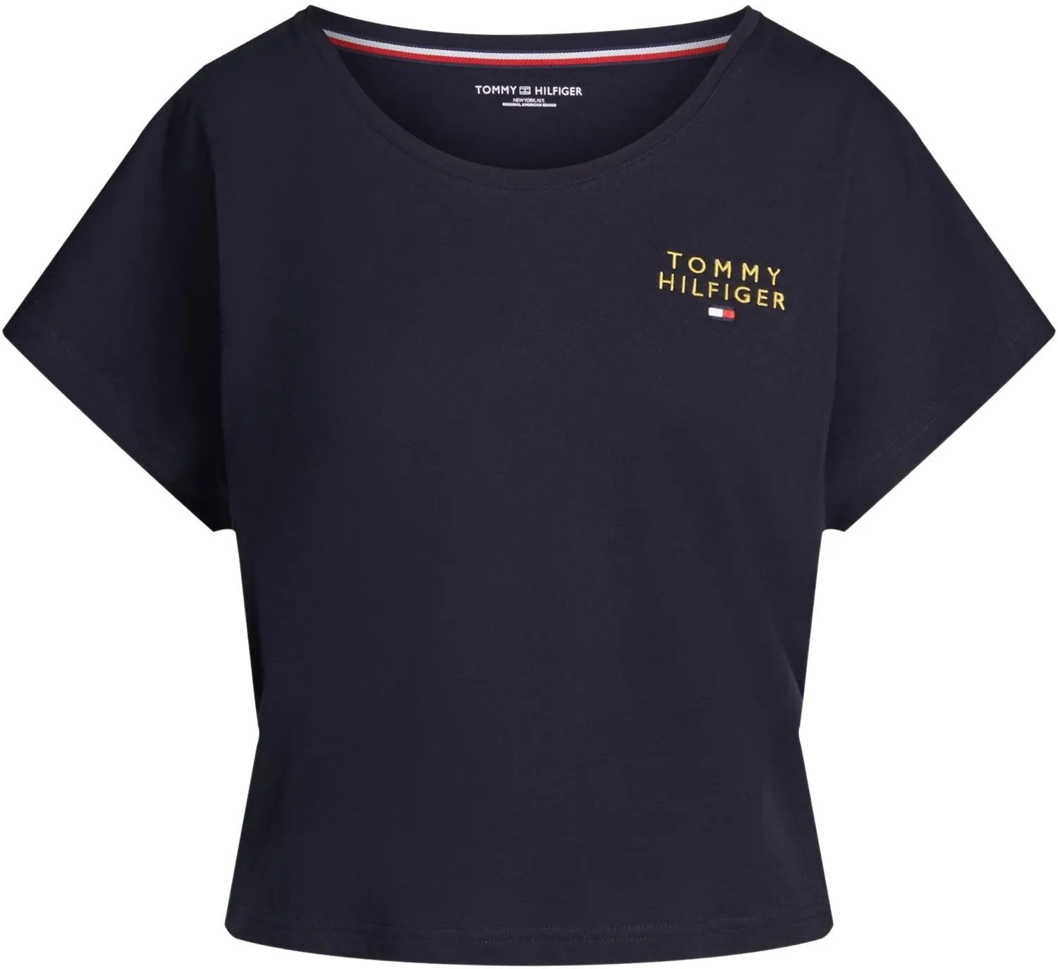 Tommy Hilfiger Gold Embroidery t-shirt donna cotone taglia S