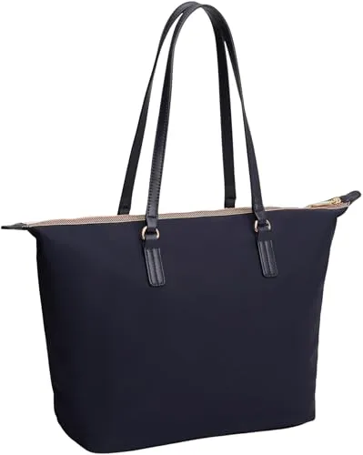 Tommy Hilfiger Poppy borsa tote donna con zip nera