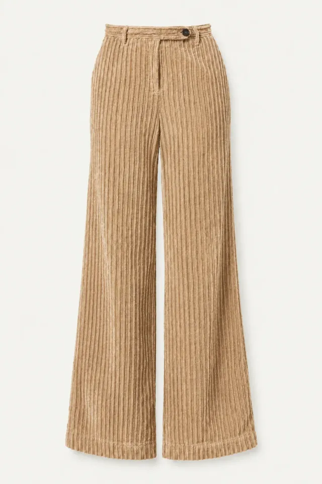 Massimo Alba Lamia pantaloni donna velluto miele