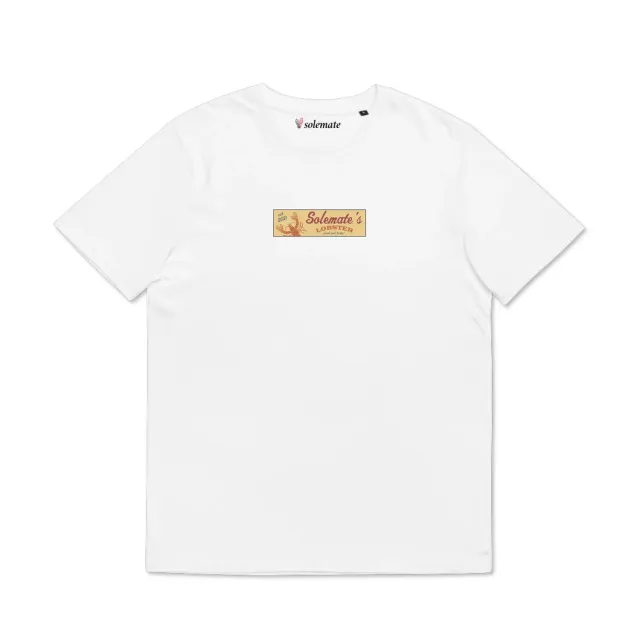 Solemate Lobster Box Logo t-shirt bianca cotone