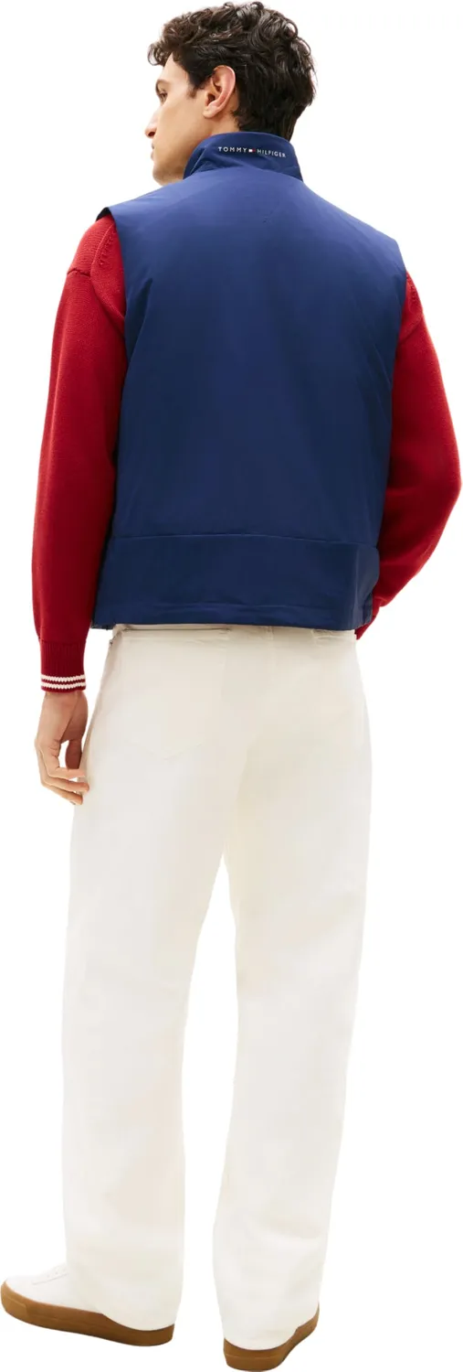 Tommy Hilfiger gilet uomo smanicato nero trapuntato