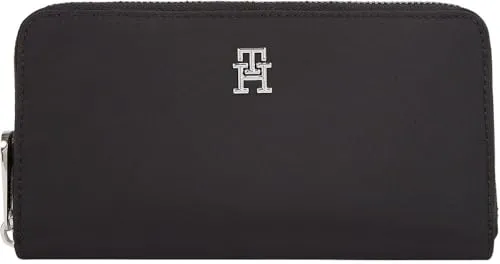 Tommy Poppy Portafoglio Donna Scomparti Carte Nero