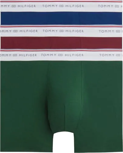 Tommy Hilfiger UM0UM03978 boxer uomo 3 pezzi cotone elastico