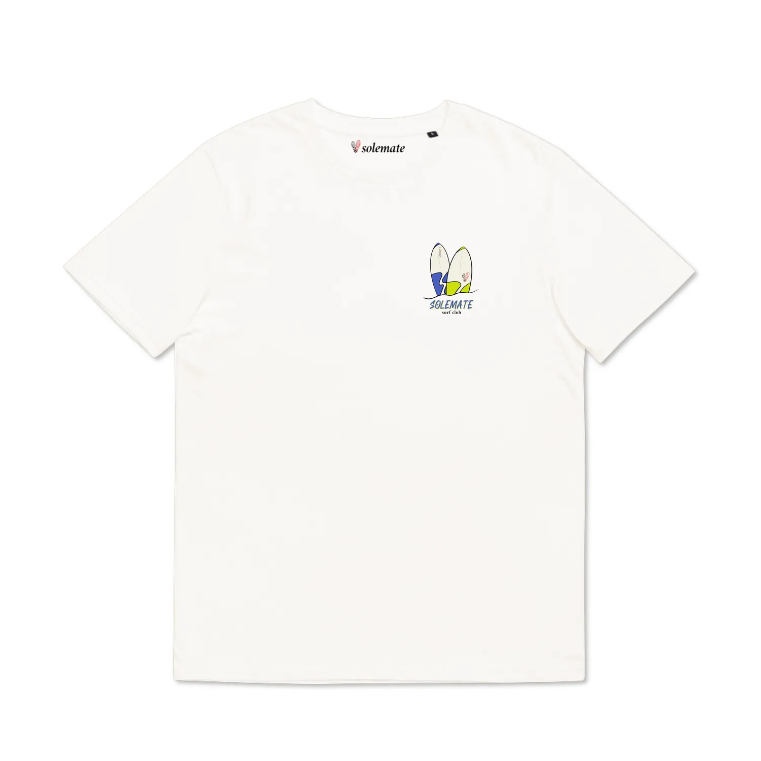 Solemate Sapphire Wave t-shirt panna cotone organico