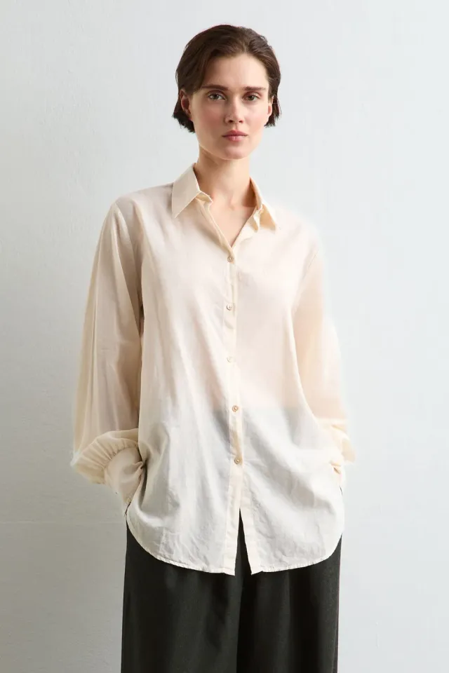 Massimo Alba Anna camicia donna bianco cashmere maschile