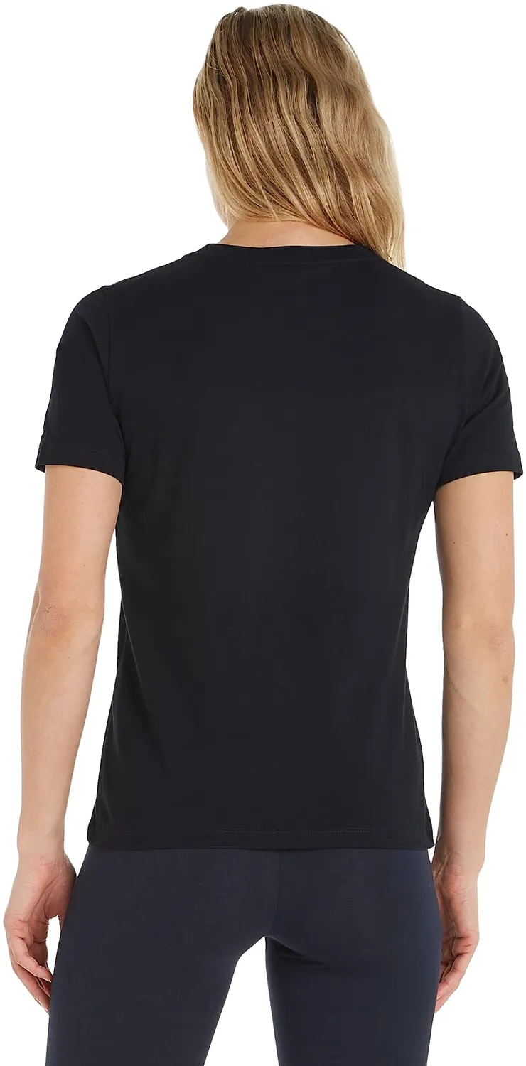 Tommy Hilfiger t-shirt donna scollo rotondo manica corta cotone