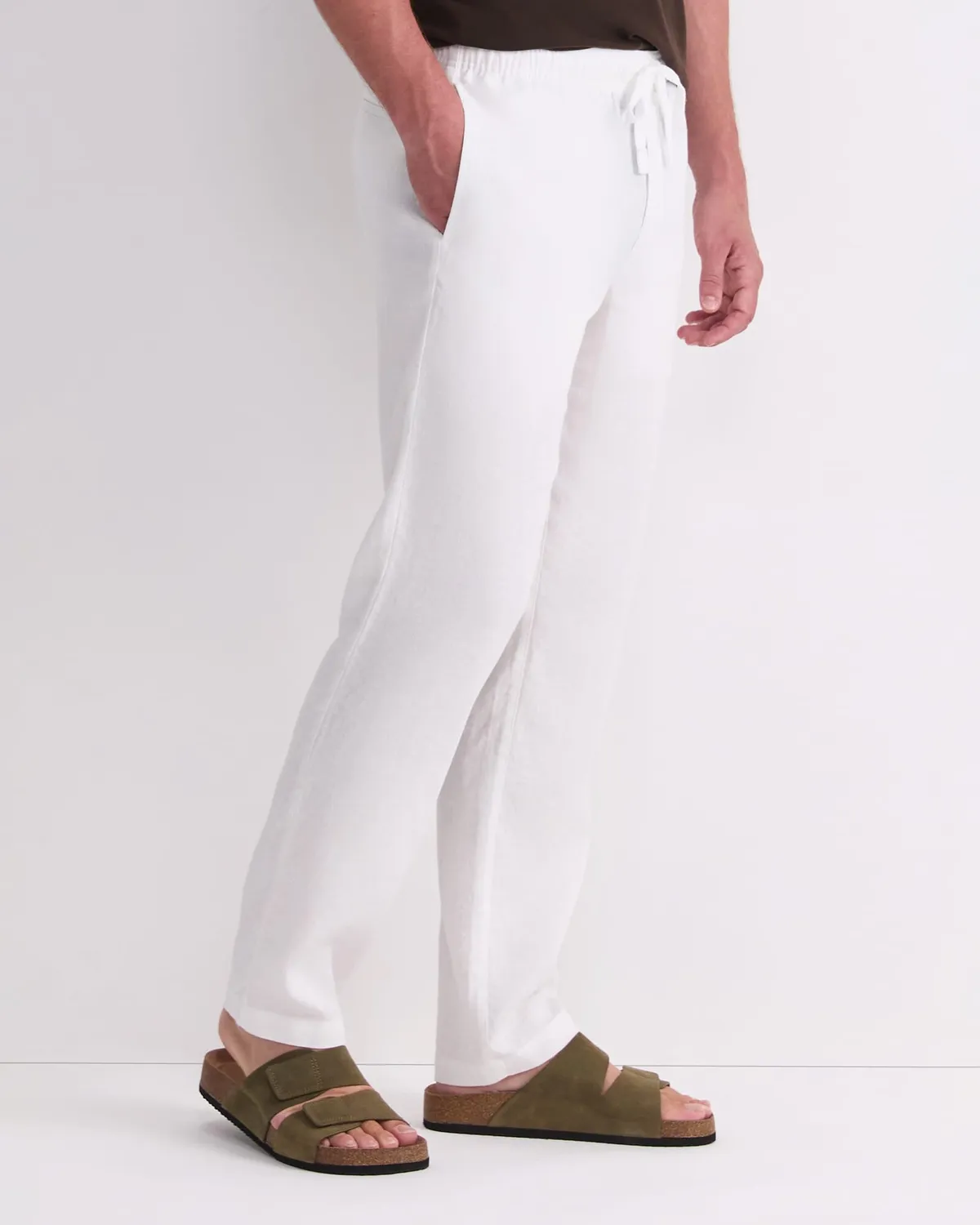 Sportscraft Caffery 207934G1 pantaloni lino donna vita elasticizzata