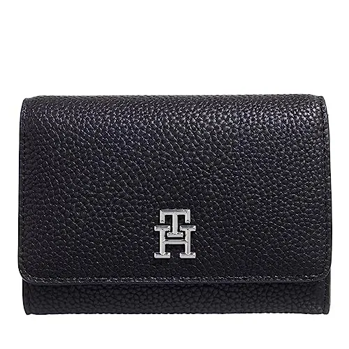 Tommy Hilfiger Emblem Medium Portafoglio Donna Piccolo Pelle