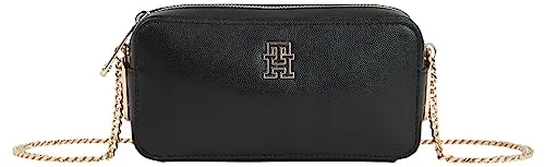 Tommy Hilfiger Th Timeless Chain borsa camera donna nera