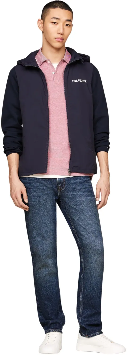 Tommy Hilfiger Mix Zip Thru felpa zip cappuccio S