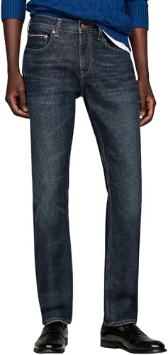 Tommy Hilfiger Denton Crest jeans uomo 33W/34L straight fit