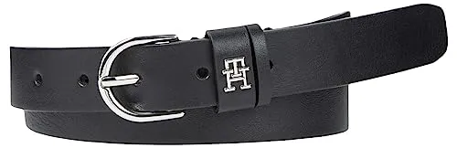 Tommy Hilfiger TH Timeless 2.5 cintura donna 75 nera fibbia TH