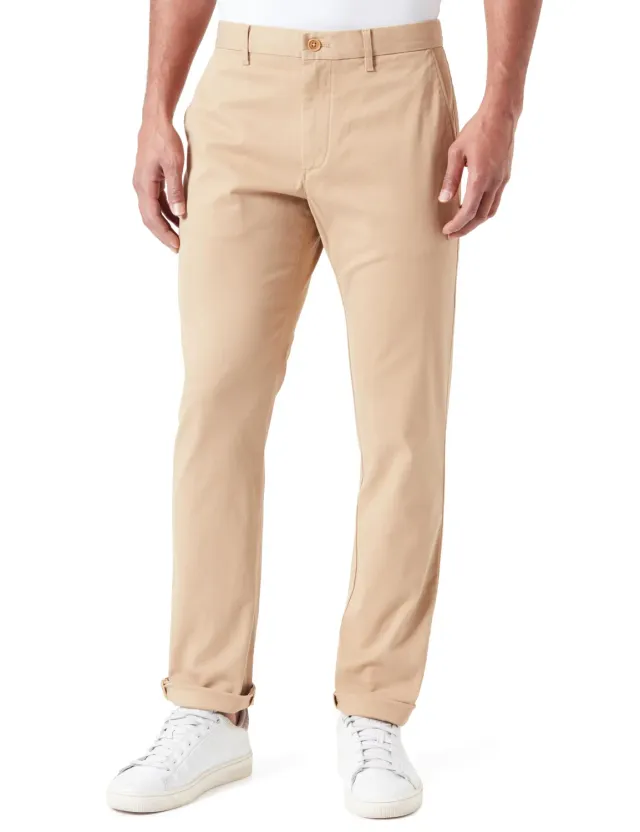 Tommy Hilfiger Bleecker 1985 chino uomo cotone Pima khaki
