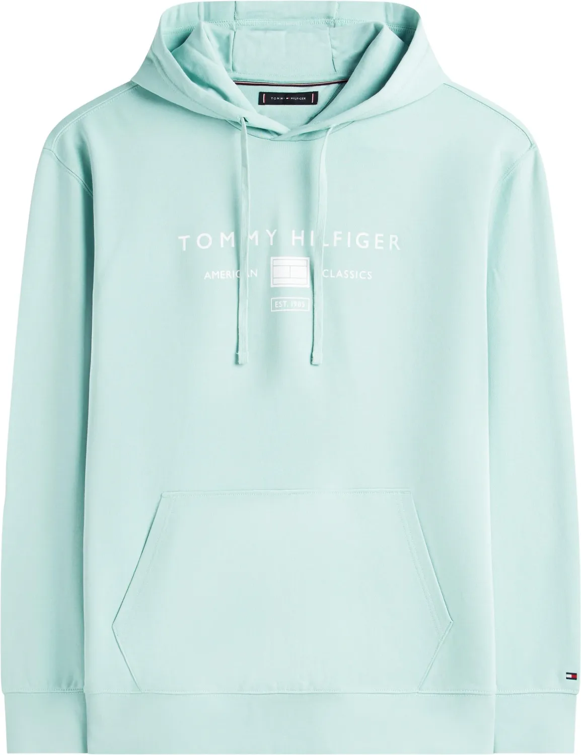 Tommy Hilfiger Brand Mono felpa uomo 2XL verde cappuccio