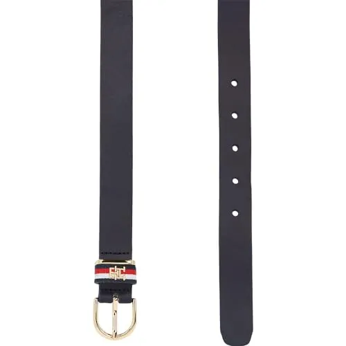 Tommy Hilfiger TH Timeless 2.5 cintura donna nera pelle