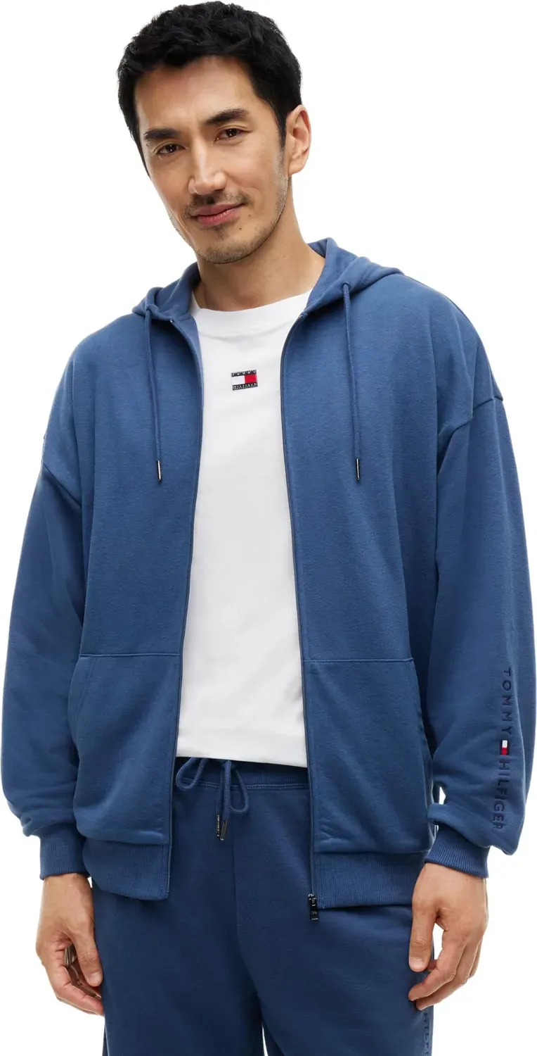 Tommy Hilfiger FZ Hoodie UM0UM03781 felpa uomo L blu navy