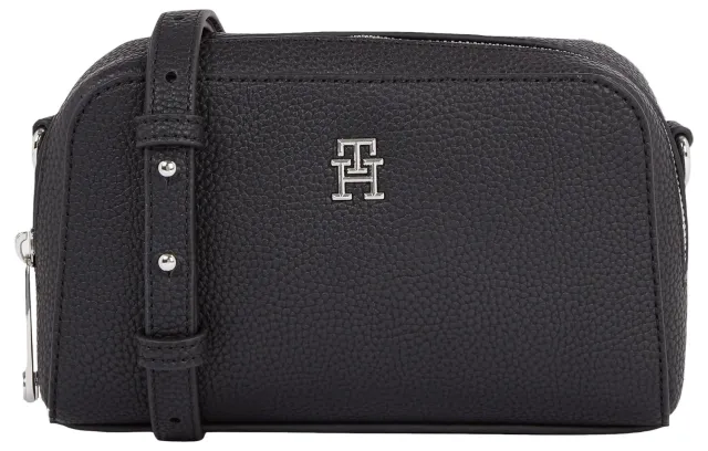 Tommy Hilfiger Emblem Crossover Piccola borsa tracolla nera