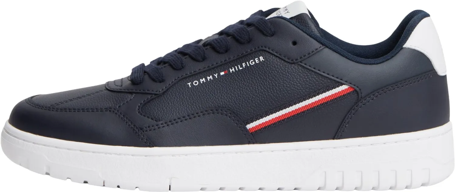 Tommy Hilfiger Basket FM0FM06091 sneakers uomo basse strisce