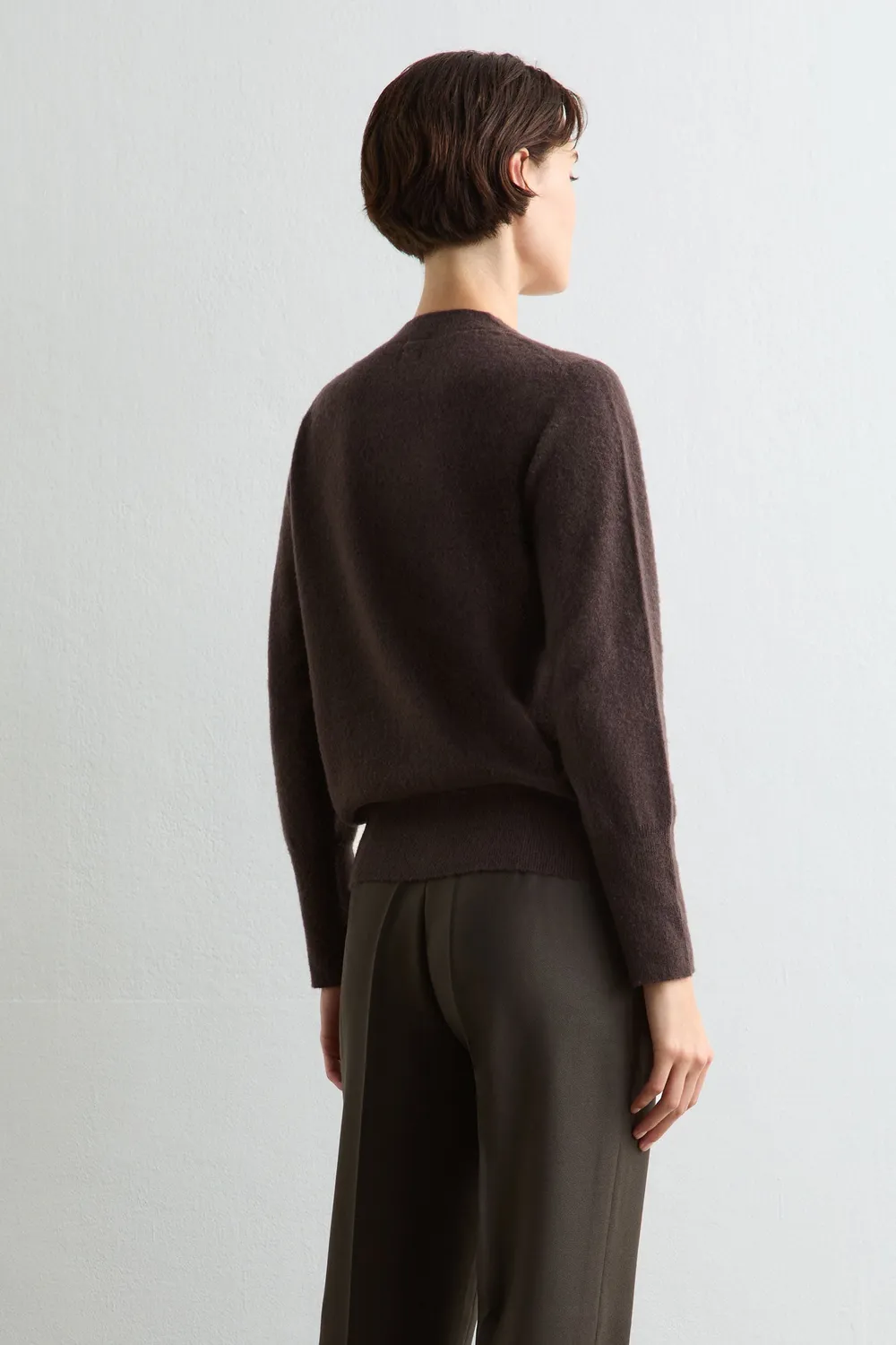 Massimo Alba HOPE cardigan donna chicory coffee cashmere