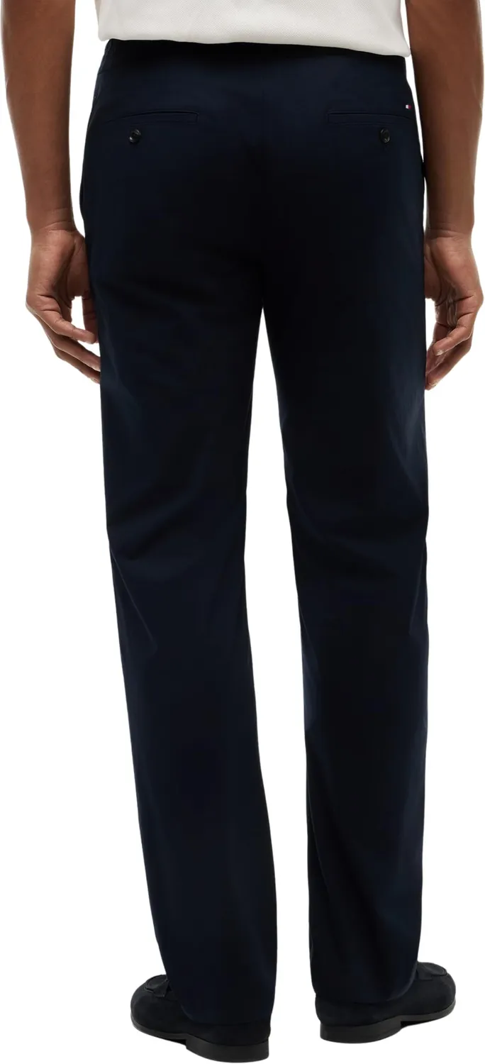 Tommy Hilfiger Denton Poplin Pantaloni Chino Uomo Blu