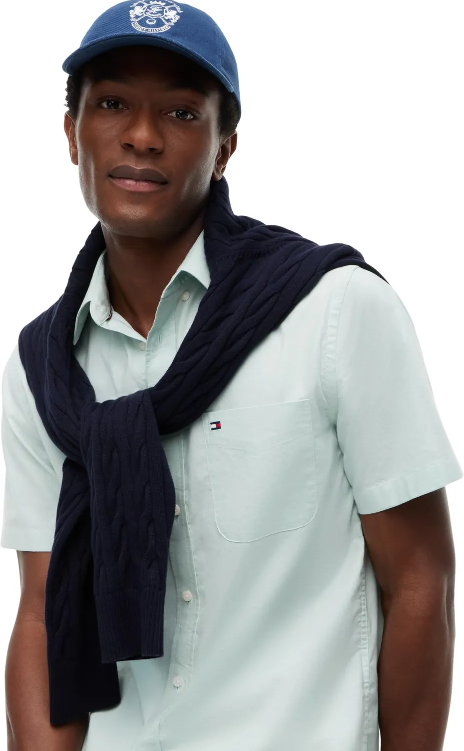 Tommy Hilfiger Oxford MW0MW42285 camicia uomo corte