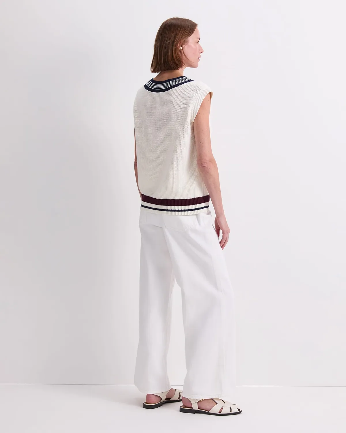 Sportscraft Elka gilet donna cotone scollo a V