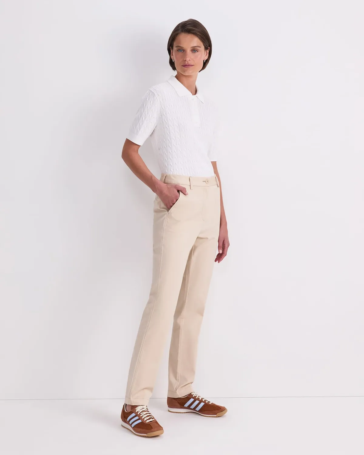 Sportscraft Laura 119284G1 chino donna dritto stretch spazzolato