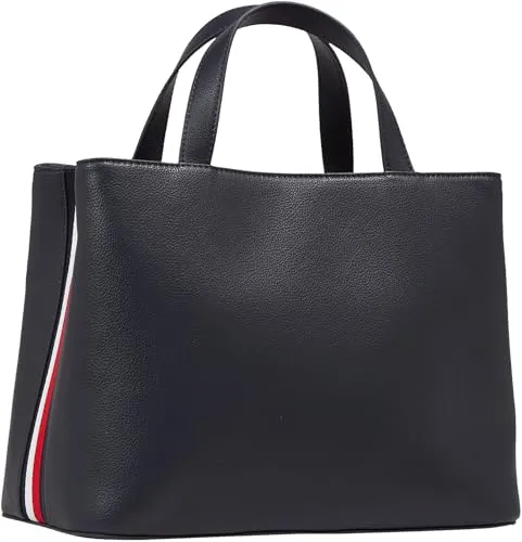 Tommy Hilfiger TH Essential Satchel Borsa Donna Blu