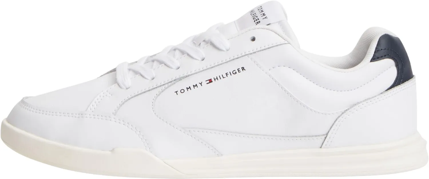 Tommy Hilfiger Cupsole Sneakers Uomo 43 Pelle Bianco Basse