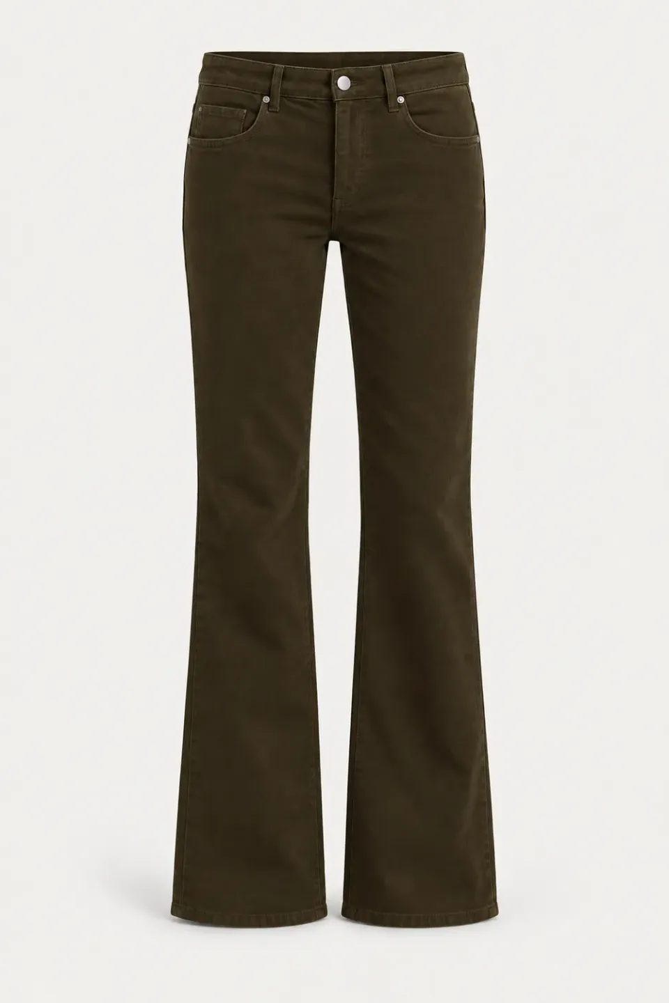 Massimo Alba Flare pantaloni donna chicory svasati