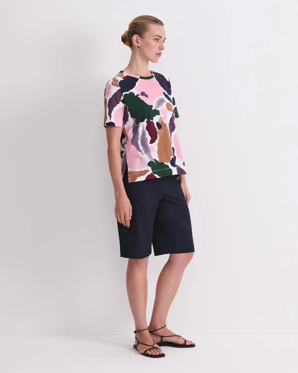 Sportscraft Leah t-shirt cotone mercerizzato fantasia donna