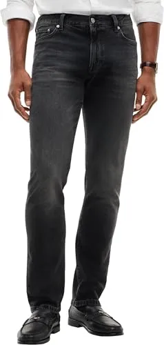 Tommy Hilfiger Denton Slim Straight jeans grigi 30W/30L