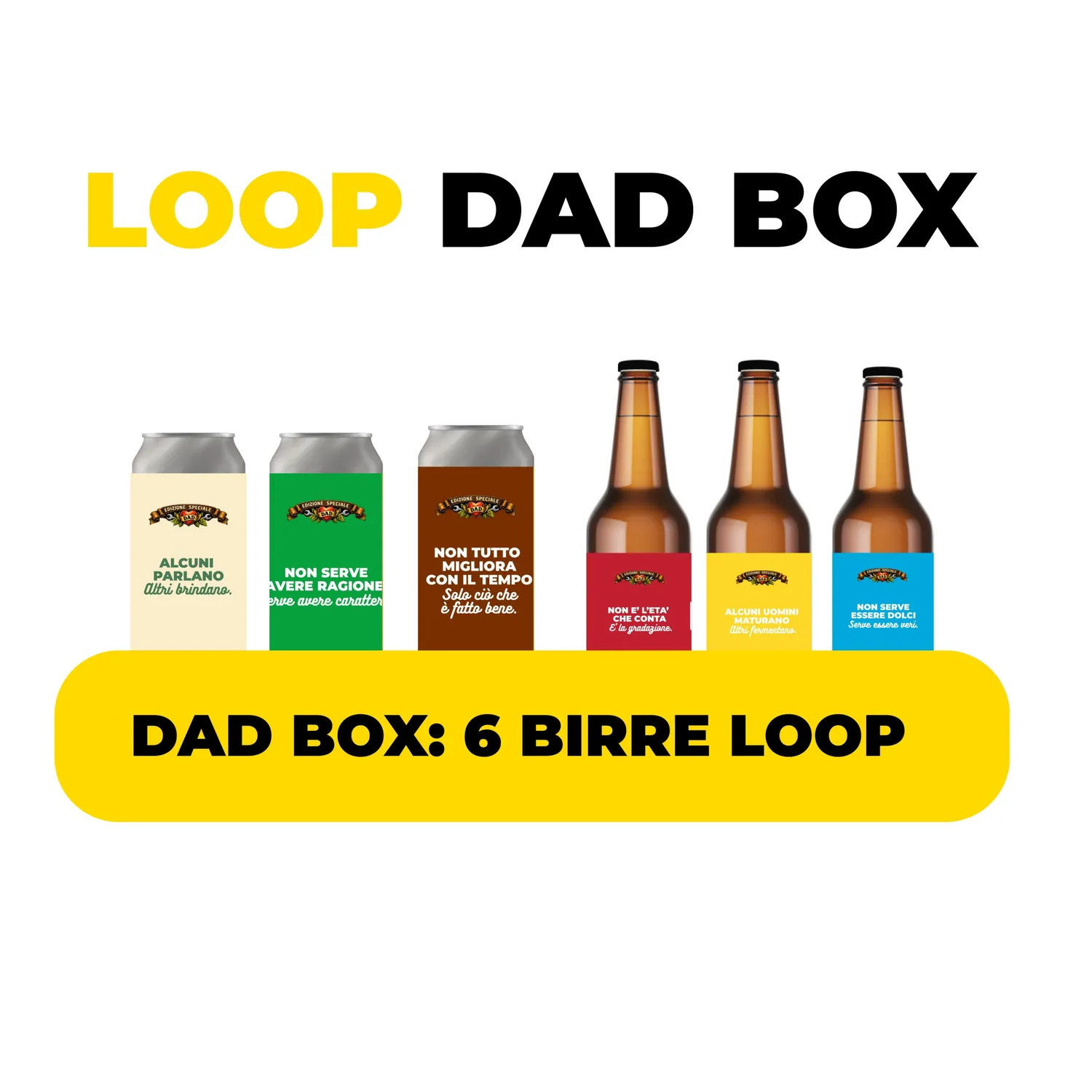 Loop Dad Box Pack 6 Birre Regalo Papà