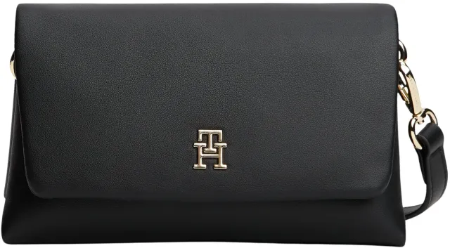 Tommy Hilfiger Modern Mini Crossover borsa a tracolla nera magnetica