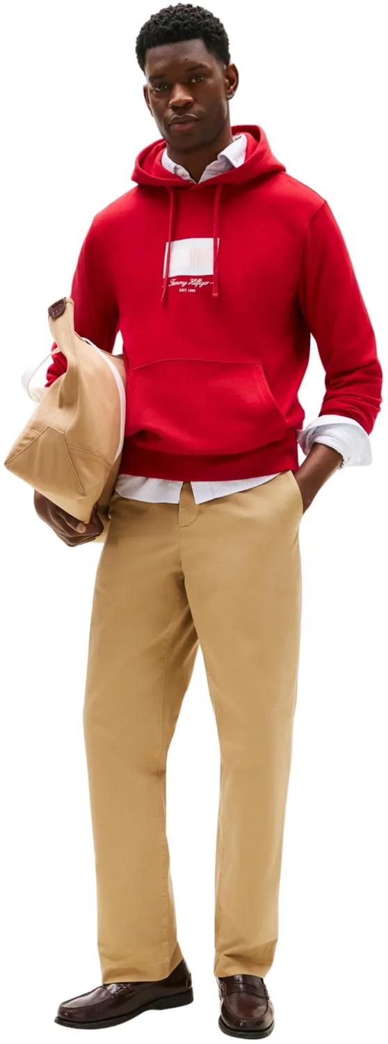 Tommy Hilfiger Ithaca Flag felpa cappuccio cotone uomo