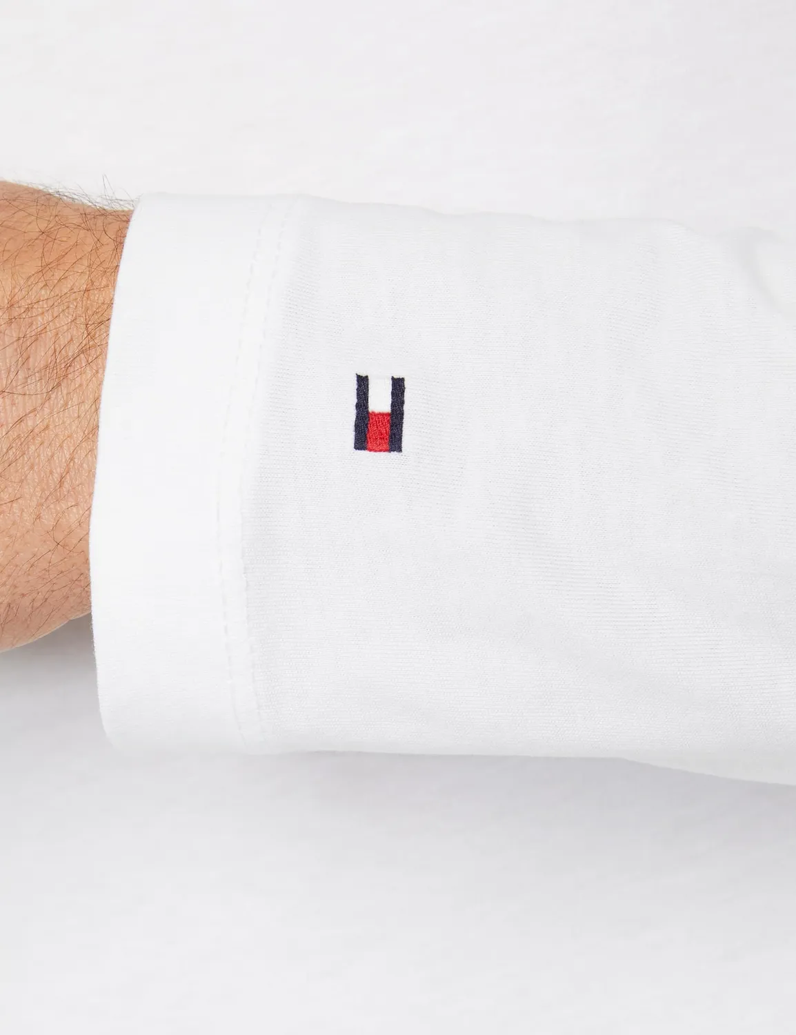 Tommy Hilfiger Maglia Manica Lunga uomo bianca XS