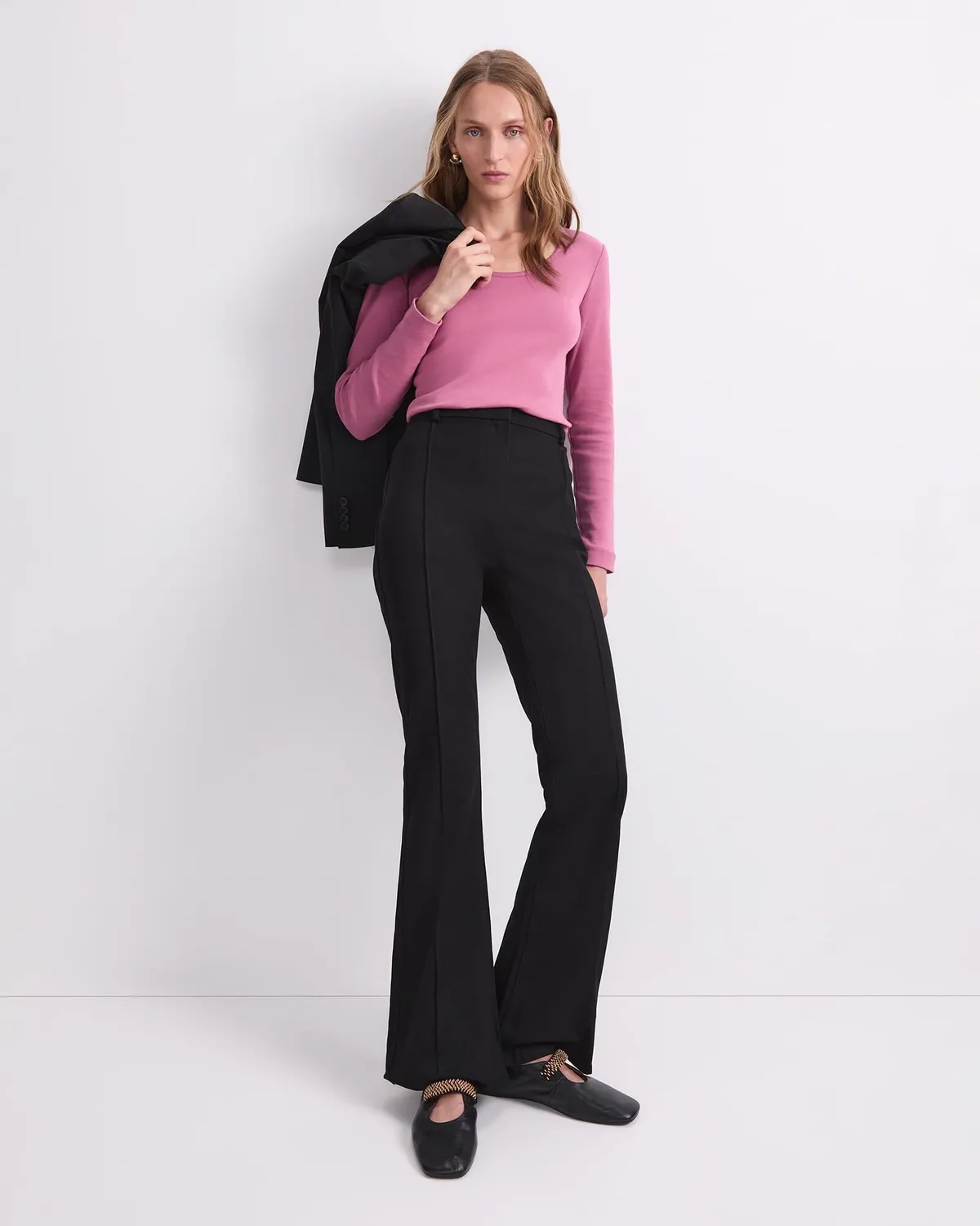 Sportscraft Heidi Scoop Neck Top donna manica lunga