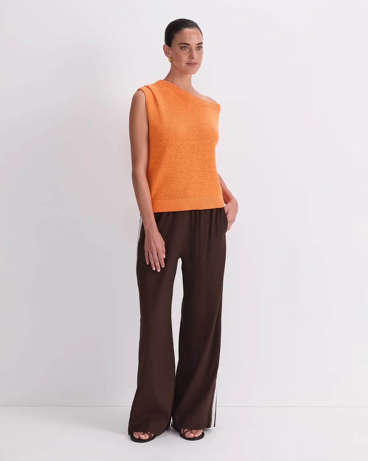 Sportscraft Josie maglione cotone scollo aperto donna