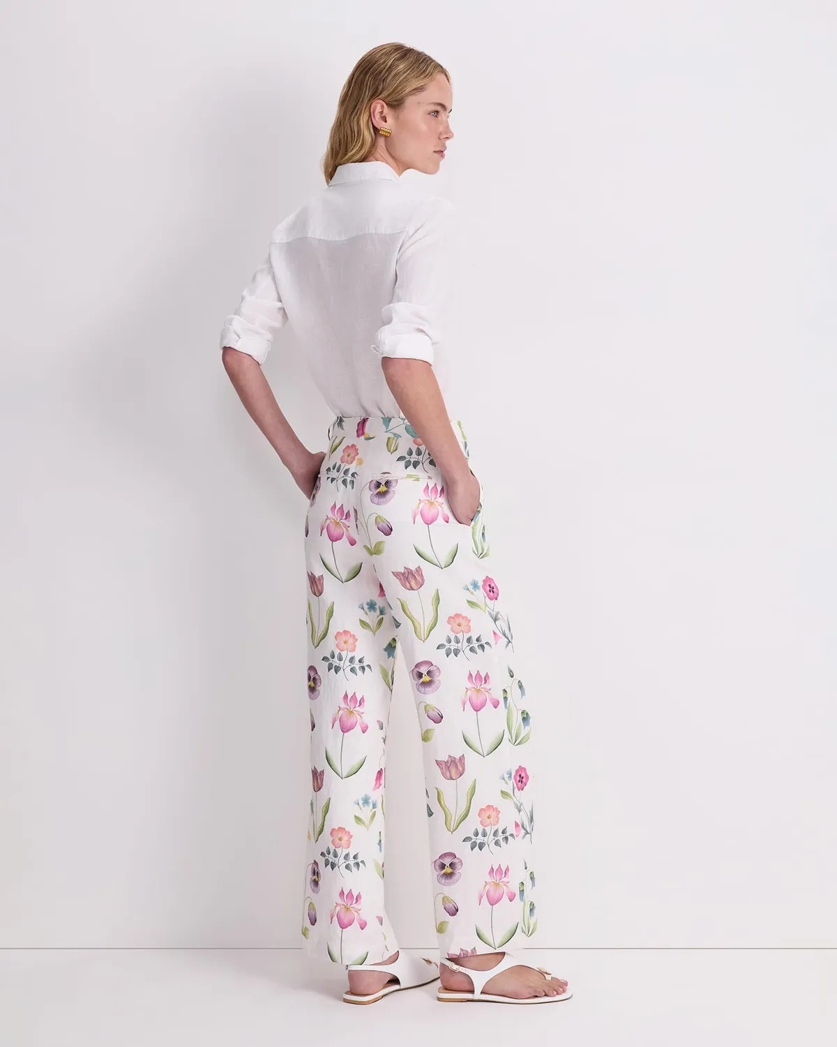 Sportscraft Floral Majesty Liberty pantalone lino