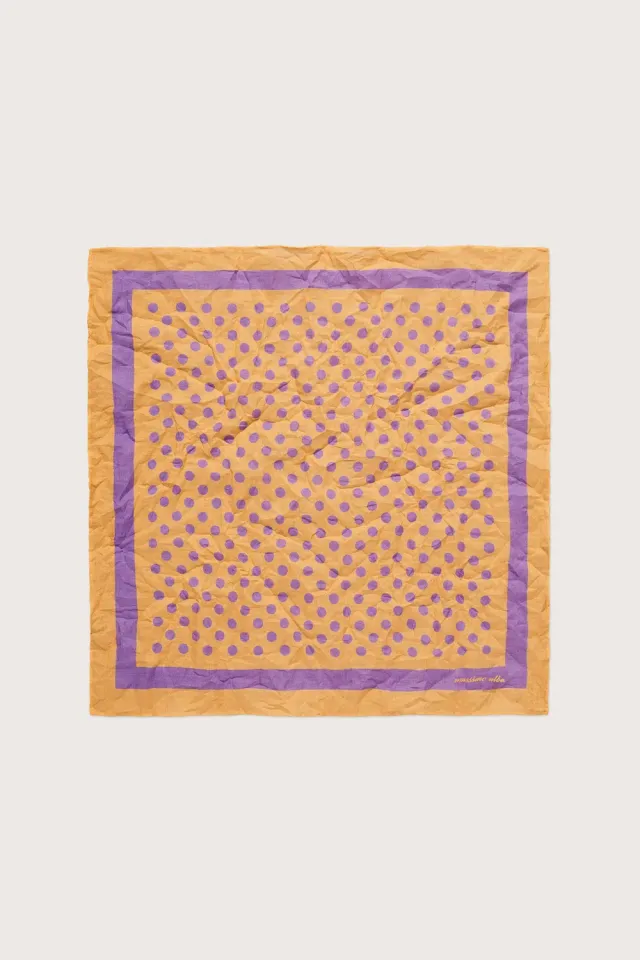 Massimo Alba HANKY1 fazzoletto old gold 45x45 bandana