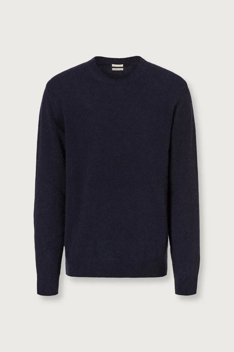 Massimo Alba Ares maglia uomo blu cashmere alpaca