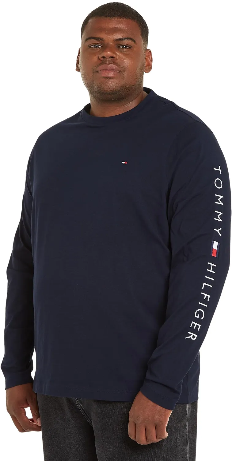 Tommy Hilfiger Tommy Logo MW0MW34147 maglia manica lunga nero