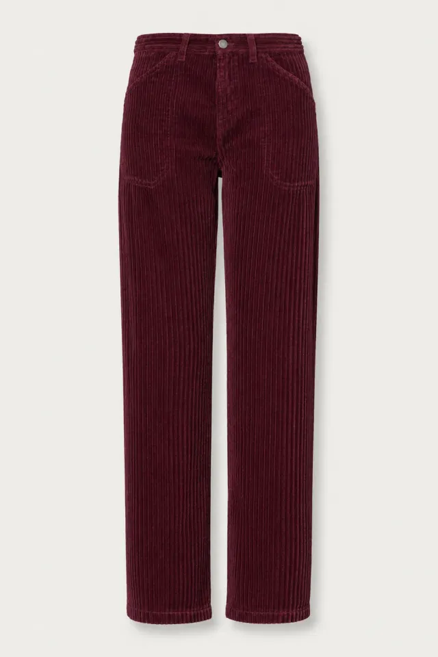 Massimo Alba Squalo pantaloni donna bordeaux velluto