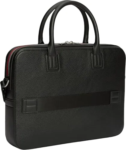 Tommy Hilfiger TH Central Slim AM0AM14730 borsa computer nero